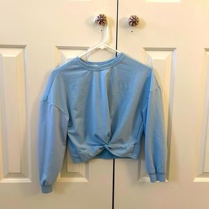 SHEIN blue top